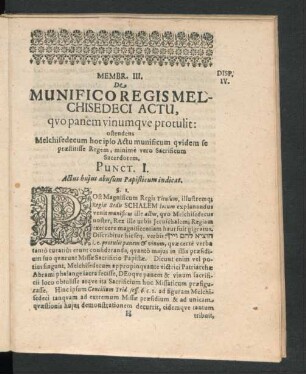 Punct. I. Actus huius abusum Papisticum indicat.