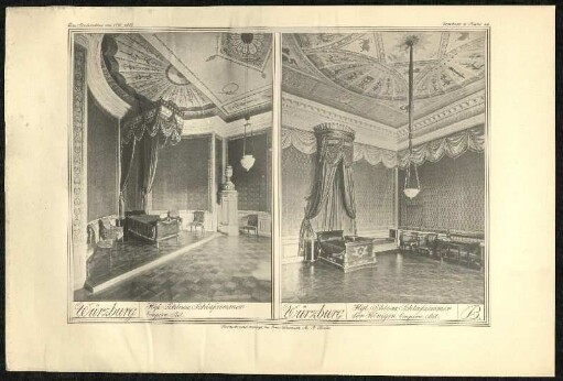 Kgl. Schloss, Schlafzimmer / Kgl. Schloss, Schlafzimmer der Königin