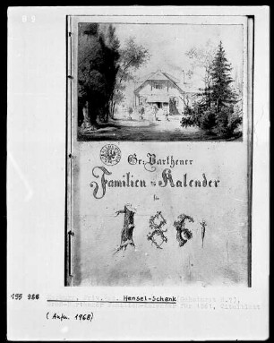 Groß-Barthener Familien-Kalender 1861