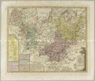 Charte, das Fürstenthum Minden und die Grafschaften Ravensberg, Tecklenburg und Lingen vorstellend