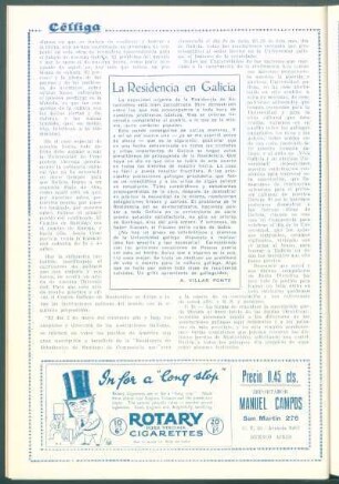 La Residencia en Galicia