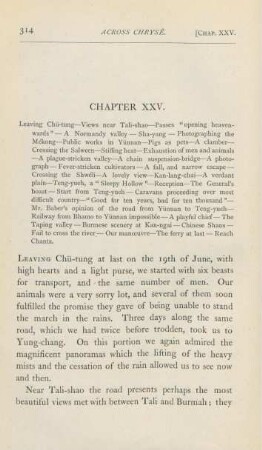 Chapter XXV. Leaving Chü-tung ...