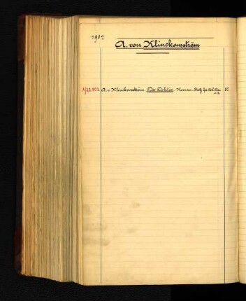 A. von Klinckowström