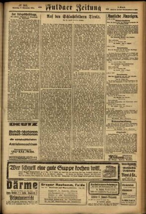 Zweite Ausgabe vom Sonntag, den 09. November 1924.