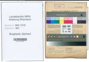 Entnazifizierung Gerhard Burghardt , geb. 24.04.1893 (Schlosser)