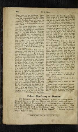 Lehrer-Conferenz in Barmen