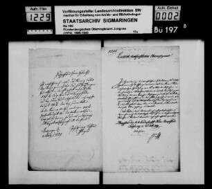Auswanderung des Klemens Sauter von Storzingen nach Salzburg