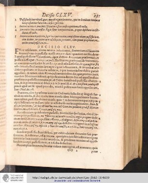 Decisio CLXV