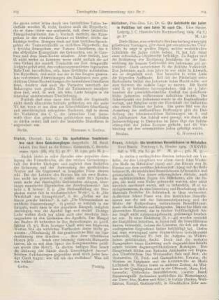 204-207 [Rezension] Franz, Adolph, Die kirchlichen Benediktionen im Mittelalter. Zwei Bände