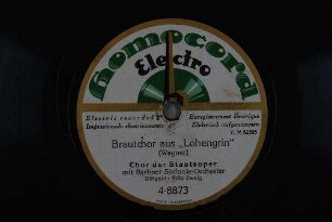 Brautchor aus "Lohengrin" / (Wagner)