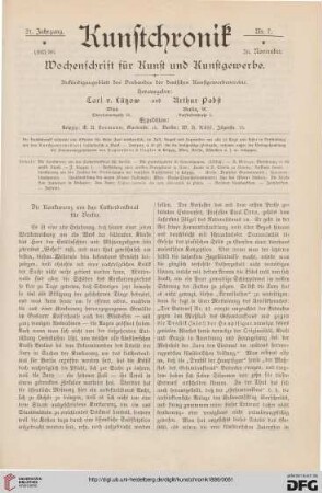 Heft 7 (26. November 1885)