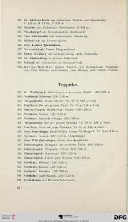 Teppiche (Nr. 401-420)