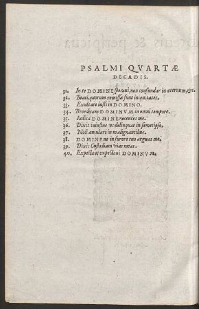 Psalmi Quartae Decadis.