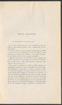Letras Argentinas