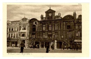 Der Krieg 1914/15 in Postkarten, 35. Reihe, Abt.: Frankreich; Inhalt: Ryssel (Lille) (mit Zensurvermerk 23.11.1915): Nr. 344: Ryssel (Lille), Hauptwache