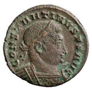 Münze, Follis, Aes 2, Mitte 310 - Ende 312 n. Chr.