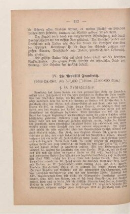 IV. Die Republik Frankreich