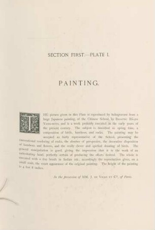 Plate I. Painting