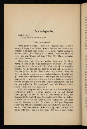284-289, 43. Himmelsglaube