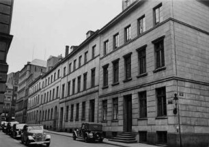 Hamburg-Neustadt. Ansicht der Straße Hohe Bleichen 1937.