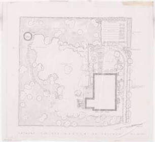 Garten Fritz Jastrow, Kleinmachnow: Gartenplan 1:100