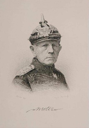 Bildnis von Helmuth Graf Moltke (1800-1891)