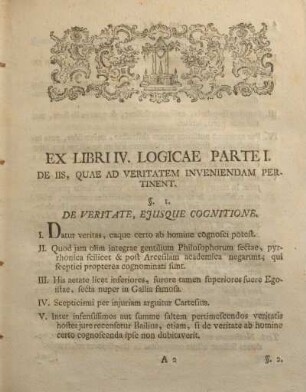 Ex libri IV. Logicae parte I.