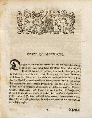 Schatten und Licht an der sogenannten nahen Beleuchtung derjenigen Einwürfe, welche einige Canonisten wider das Chur-Bayerische Sponsalien-Gesetz vom 24ten 1769 gemacht haben sollen