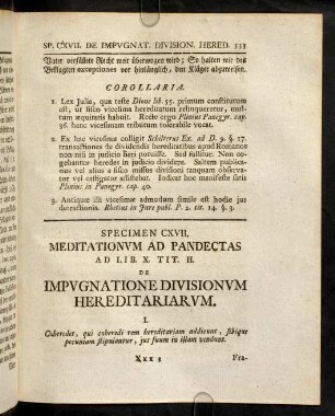 533-542, Sp. 117. De Impugnatione divisionum hereditariarum
