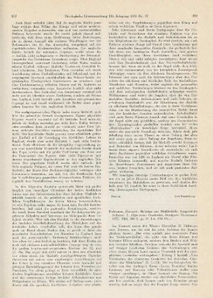 938-940 [Rezension] Fichtenau, Heinrich, Beiträge zur Mediävistik, Ausgewählte Ausätze, I: Allgemeine Geschichte