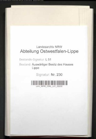 Brederodische Erbansprüche, insbesondere der Florentina von Solms