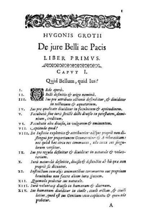 Caput I. Quid Bellum, quid Ius?