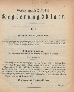 20. Januar-31. Dezember = No. 1-35