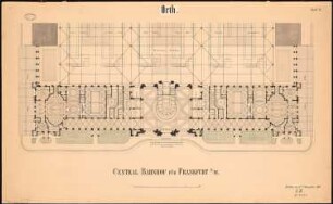 Hauptbahnhof, Frankfurt/Main: Empfangsgebäude: Grundriss