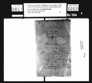 Zeugnis, Allgemeines, Zeugnislisten 1793-1802