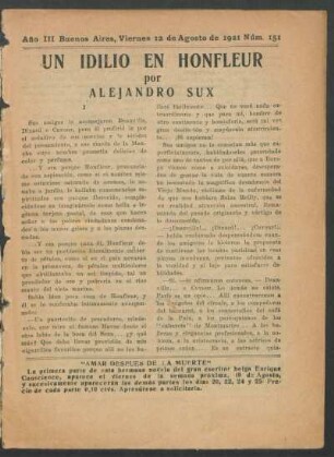 1921015100: Un idilio en Honfleur
