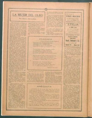 La mujer del óleo