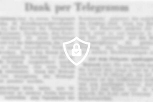 Dank per Telegramm