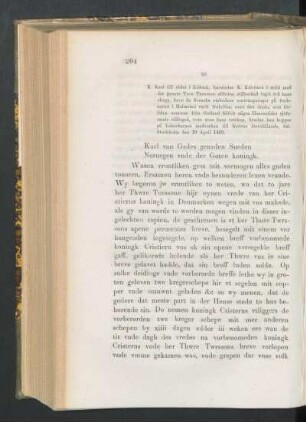 98. [K. Karl till rådet i Lübeck om fredsmötet i Halmstad och kaperierna, dat. Stockh d. 19 April 1469.]