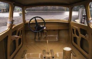 Dresden - Trabantinnenansicht : Innenansicht eines PKW Trabant, aufgenommen ca. 1990 bei Dresden