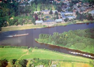 Schloss und Park Pillnitz : Blickrichtung Osten