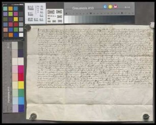 Ebersheim: Metzel Hen verkauft dem St. Stephansstift zu Mainz eine Gült zu Ebersheim