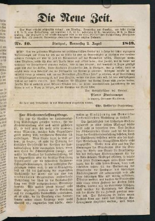 37-88, August 1849 (Nr. 10-22)