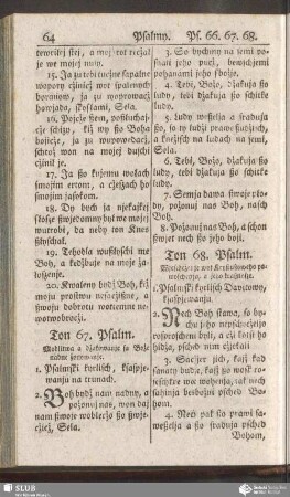 Ton 67. Psalm