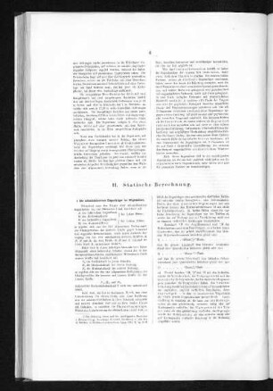II. Statische Berechnung