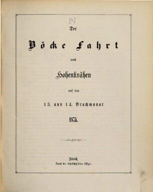 Vortrag vor der Gesellschaft der Böcke gehalten im große Bote derselbsen. [3.] 1874