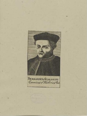 Bildnis des Bernardinus Scardeonius