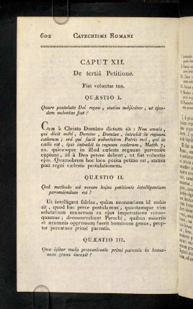 602-614, Caput XII. De tertiâ Petitione.
