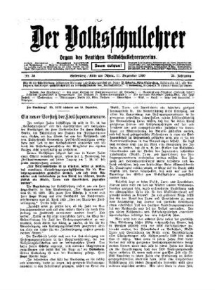 Ein neuer Vorstoß der Zivilsupernumerare