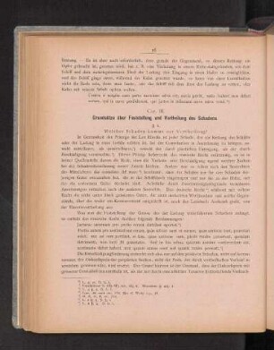 Cap. III. Grundsätze über Feststellung und Vertheilung des Schadens.